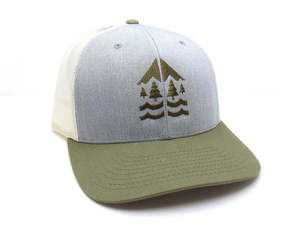 Gorras deportivas bordadas con paisajes para amantes de la naturaleza, gorras de golf tipo trucker de 6 paneles con logo personalizado de Vietnam COMMON IVN-230627-05 - Product Image 2