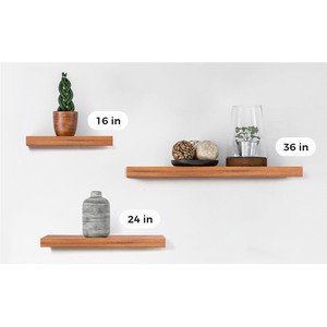 Sheesham Wood Floating Shelves Wholesale | Handcrafted Acacia Storage | Moradabad - Product Image 2
