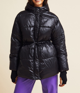 Veste matelassée d'hiver pour femme, élégante, décontractée, mode urbaine, imperméable, en coton teint écologique, vente en gros, haute qualité - Product Image 1
