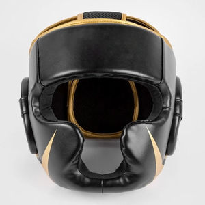 Casque de boxe, protection de tête rembourrée réglable pour entraînement MMA, Muay Thai, Kickboxing - Product Image 1