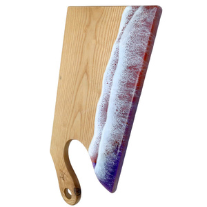 2026 Best Selling Wooden Resin Coasters Epoxy Resin Coaster <b>Set</b> Custom Printed Coasters for Drinks Luxury Gifts - Product Image 3