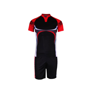 ชุดยูนิฟอร์มรักบี้แบบกำหนดเองพร้อมพิมพ์โลโก้สำหรับฤดูร้อนและฤดูใบไม้ผลิ ราคาขายส่งที่ดีที่สุด ระบายอากาศได้ดี แห้งเร็ว สำหรับทั้งชายและหญิง - Product Image 1