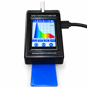 Espectrofotómetro de color portátil de mano, apertura de 28 mm, 400-700 nm, resolución de 1 nm, colorímetro de alta precisión - Product Image 1