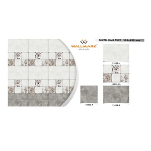 Hiện Đại Mộc mạc 300x450 Cổ sứ gốm nhà bếp tường phòng tắm sàn gạch nhà Máy Giá hoa mẫu chống trượt thiết kế - Product Image 2