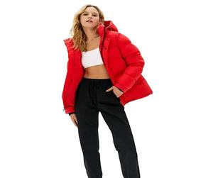 Chaqueta de Invierno de Alta Calidad para Mujer, Diseño de Moda Urbana, Chaqueta Acolchada con Estampado Personalizado, Chaqueta Cortavientos, Chaqueta Abrigada de Plumón - Product Image 3