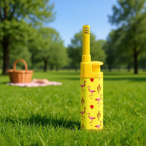 QBAK Electronic <b>Lighter</b> Flamingo Design 13.8cm Rechargeable For Outdoor Use - Product Image 3