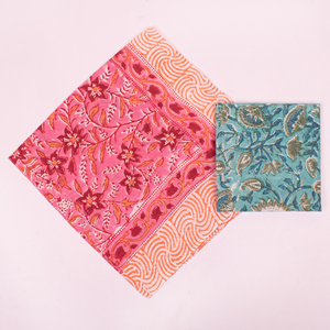 Pañuelo Cuadrado de Algodón Estilo Bohemio con Estampado Floral, Multifuncional, para Yoga, Cinta para la Cabeza, Muñequera, Unisex, para Mascotas - Product Image 5