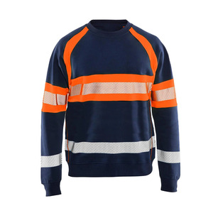 Sweat-shirts de sécurité réfléchissants adaptés aux environnements à faible luminosité, offrant isolation, flexibilité et visibilité pour les travailleurs - Product Image 1
