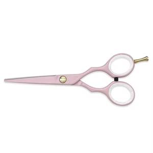 Ciseaux à cheveux roses, lame en acier inoxydable, ciseaux à effiler, pour droitiers, manche moyen, poignée en plastique - Product Image 5