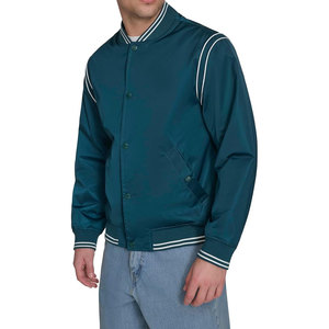 Men's <b>Lightweight</b> Varsity <b>Bomber</b> <b>Jacket</b> Casual Streetwear Stylish Athletic College Inspired Outerwear Comfortable Breathable - Product Image 4