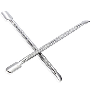 Factory Wholesale Custom Logo Colorful Stainless Steel Cuticle Pusher Double Sided Nail Cleaner Scraper Professional Manicures - Product Image 6
