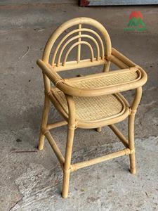 Rattan Kids <b>Chair</b> <b>Rustic</b> Design Durable For Babies And Children Furniture Set ,doll toy - Product Image 2