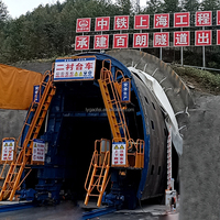 Chariot de coffrage tunnel en acier CE, bien structuré, détachable, pour revêtement secondaire en béton, avec système hydraulique, fabriqué en Chine