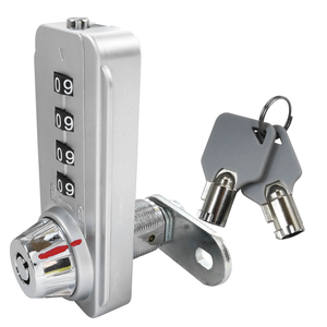 Secure 4-Digit Code Lock for <b>Lockers</b>, Master Key Functional Combination Cam Lock - Product Image 2