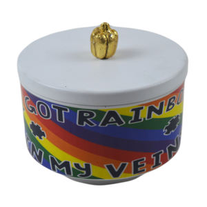 Pots de rangement en métal sur le thème LGBTQ, plusieurs finitions, contenants pour ustensiles de cuisine, pour un stockage alimentaire hautement efficace, utilisation dans les hôtels et les restaurants - Product Image 5