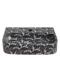 Nouveau design de lavabo décoratif moderne en marbre, emballage personnalisé disponible