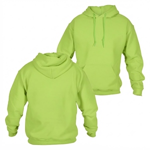 Men's Teal Hooded Sweatshirt Regular Fit Solid Color Casual Long Sleeve Pocket Knitted <b>Fabric</b> Teal hooded sweatshirt 2027 - Product Image 2