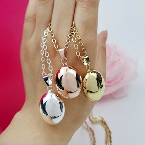 Creative Mamma Regalo Donna Gioielli Ciondolo Ovale Bola de Grossesse Argent Bola <span class=keywords><strong>Collana</strong></span> <span class=keywords><strong>Gravidanza</strong></span> - Product Image 2