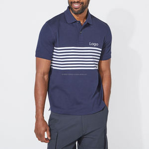 Vente en gros séchage rapide coupe ajustée 100% coton impression personnalisée sublimation athlétique 4 voies extensible polo de golf pour hommes - Product Image 1