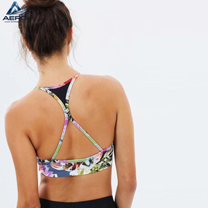 High Performance Slim Fit Multi-Color High Stretch Training Moisture-Wicking Breathable Comfortable Premium Quality Fitness <b>Bra</b> - Product Image 2