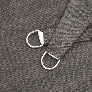 Voile d'ombrage rectangulaire en HDPE anthracite 13,1'x19,7' – Voiles et filets d'ombrage impressionnants - Product Image 6