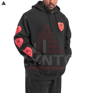 Hoodie unisexe personnalisé pour homme, impression gonflée, grandes tailles, streetwear basique, en coton mélangé et molleton, style puffer - Product Image 4