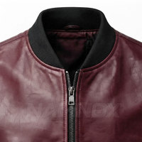 Veste bomber en cuir personnalisée avec logo, style tendance, haute qualité, grandes tailles.