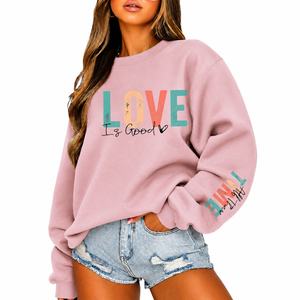 Suéter Casual de Cuello Redondo para Mujer, Oversize, de Forro Polar, Suave, de Manga Larga, Estilo Relajado, Ropa de Moda para Uso Diario - Product Image 4