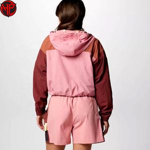 Conjunto de Chaqueta Cortavientos Unisex para Mujer, Primavera/Verano, con Cuello Alto y Tela con Memoria para Todas las Estaciones, Venta al Por Mayor - Product Image 6