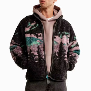 Chaqueta de Invierno para Hombre, Talla Grande, Forro Polar, Manga Larga, con Etiquetas con Logotipo Personalizado, Cuello Alto - Product Image 2