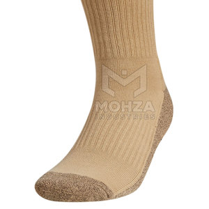 Low MOQ High Quality Eco-Friendly Breathable Spandex/Polyester/Cotton Comfortable Winter No Show Baseball <b>Socks</b> Custom Size - Product Image 4