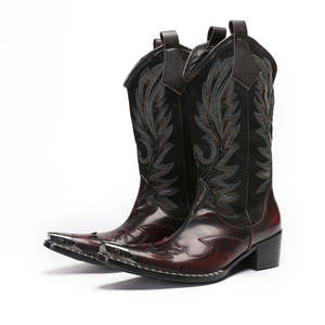 Professional Cowboy Shoes Horse Riding <b>Boot</b> Waterproof Western Cowboy <b>Boots</b> for Men High Quality - Product Image 2