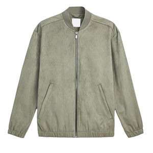 Chaqueta de Piloto MA1 de Nylon Acolchada Negra de Alta Calidad para Invierno, Chaqueta Bomber Varsity Personalizada para Hombre - Product Image 3