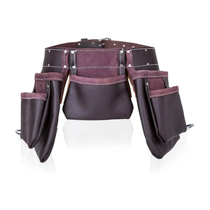 OEM Service Wholesale Cowhide Leather <b>Tooled</b> Bag Lightweight Solid Color Cowhide Leather <b>Tooled</b> Bag Low MOQ - Product Image 1