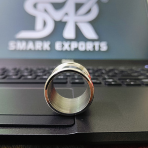 Collar espaciador para hacer palos de primera calidad en diseño de cuentas de latón plateado de 21mm a 25mm Ideal para bastones y bastones de senderismo - Product Image 3