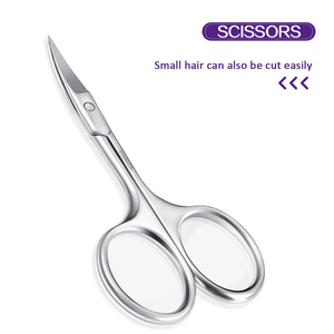 Ensemble de manucure de haute qualité 8 pièces avec lames affûtées, coupe-ongles, ciseaux pour le soin des pieds des bébés et des nourrissons, livré dans un étui en cuir à fermeture éclair - Product Image 2