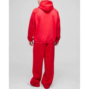 Custom Men's Heavyweight Hoodie Tracksuit <b>Set</b> 100% Cotton Fleece Hoodie & <b>Sweatpants</b> <b>Set</b> Men's Oversized Pullover Hoodie Jogger - Product Image 1