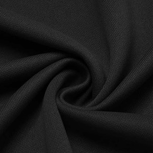 Survêtement Homme Noir et Rouge à Manches Longues, Col Roulé Zippé, Coupe Sportive Classique, Respirant, pour l'Automne, Couleur Unie, Poches Latérales - Product Image 6