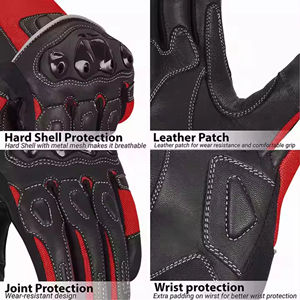 Gants de moto d'hiver imperméables et chauds pour le cyclisme, la conduite tout-terrain, gants longs et épais - Product Image 6