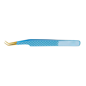 Juego de Pinzas para Pestañas de Color Personalizadas Profesionales, Último Modelo en Acero Inoxidable con Recubrimiento en Polvo y Agarre de Diamante, para Extensiones de Pestañas Puntiagudas - Product Image 3