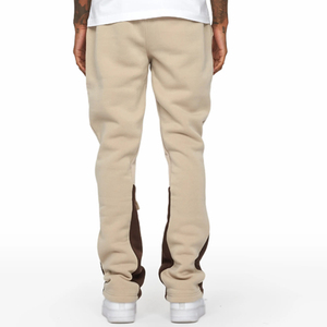 2026 Hot Sale High Waist Casual Wear Flared <b>Trousers</b> Oversized Men Jogger Baggy Wide Leg <b>Drawstring</b> Waist Flared Pants For Boys - Product Image 2