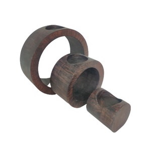 ชุดตกแต่งทรงกลมทำด้วยมือคุณภาพสูงสำหรับตกแต่งบ้านเชิงเทียนบรรจุขี้ผึ้งเทียนทีไลท์ธรรมชาติที่วางในไม้มะม่วง - Product Image 1