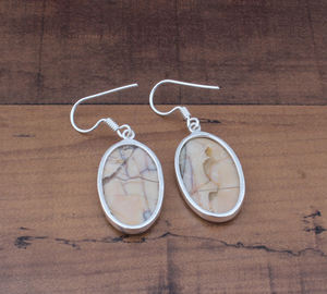 ต่างหูเงินแท้ 925 ประดับหยกทรงหยดน้ำ ดีไซน์เก๋ไก๋ โดดเด่นด้วยความเป็นธรรมชาติ คุณภาพดี เหมาะเป็นของขวัญวันเกิด งานฝีมือสุดหรู - Product Image 4