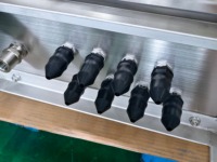 Boîtier de distribution basse tension IP66 en acier inoxydable 25A 220V, finition brossée, certifié CE, avec verrouillage anti-effraction pour usage industriel
