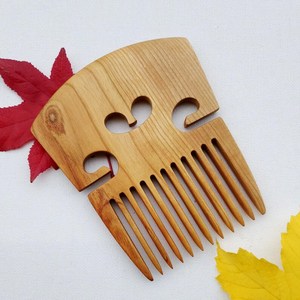 Peine Masajeador de Cuero Cabelludo de Madera de Neem Creativo, Cepillo de Masaje de Meridianos para la Cabeza de Dientes Anchos, Peine Desenredante para el Cabello - Product Image 4