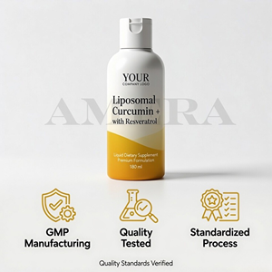 Liposomal Curcumin with Resveratrol Liquid Dietary <b>Supplement</b> OEM Private Label Manufacturer Bulk Supplier - Product Image 6