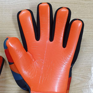 Breathable <b>Leather</b> <b>Football</b> Goalkeeper Gloves Non Slip Full Finger Windproof Adjustable Wrist Strap Unisex Outdoor Training - Product Image 5