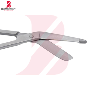 Ciseaux à pansements à anneau unique, en acier inoxydable chirurgical de haute qualité, pour EMT, coupe manuelle de pansements chirurgicaux, usage hospitalier et premiers secours - Product Image 4