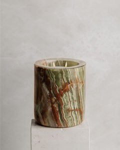 Portavelas Decorativo de Ónix Verde, Portavelas de Mármol Natural para Velas de Té, Decoración de Hogar de Lujo, Regalo - Product Image 4