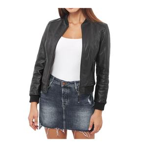 Venta al por mayor chaqueta de cuero para mujer chaqueta de cuero de moda de talla grande tops de cuero transpirable Chaqueta ligera - Product Image 1